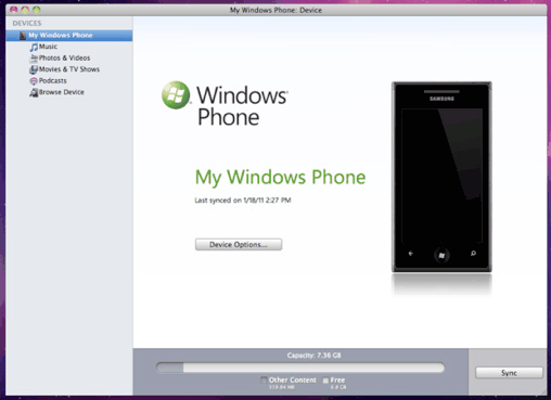 Windows Phone 7 Connector